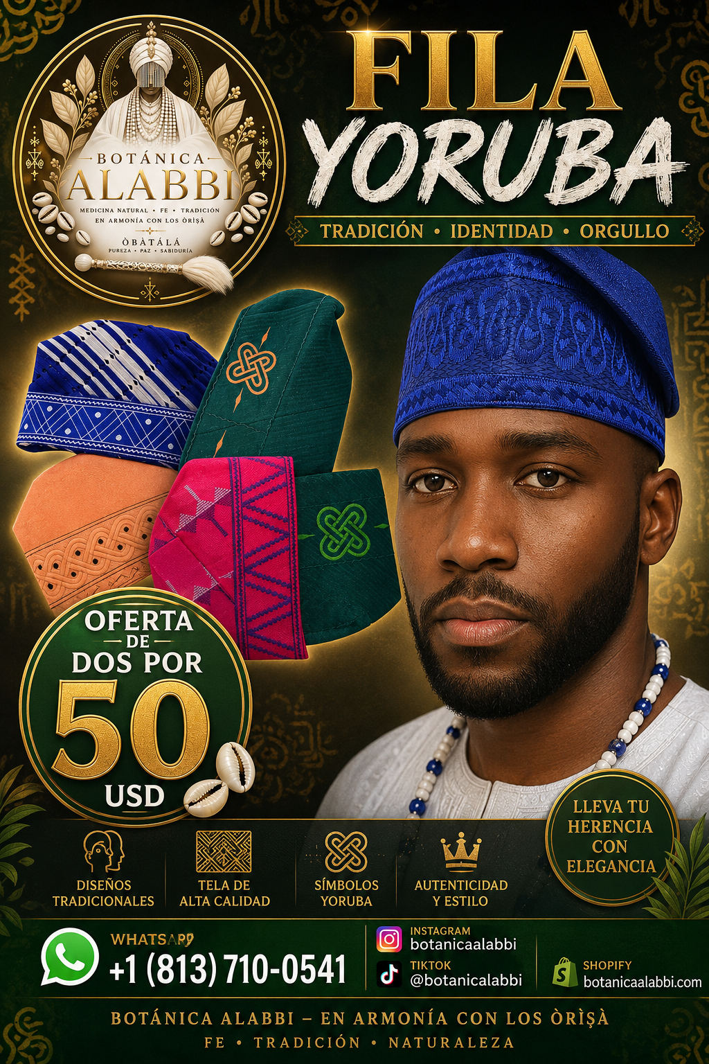 Fila Yoruba 2x50 usd
